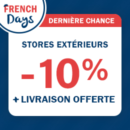 French Days : -10% + livraison offerte sur les stores intrieurs