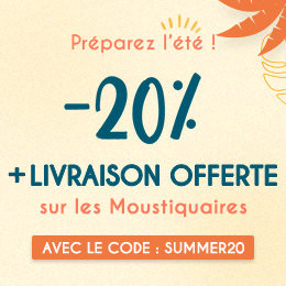 -20% sur les Moustiquaires + livraison offerte