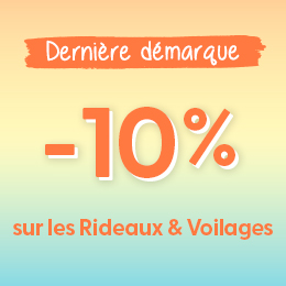 Soldes : -10% sur les Rideaux et Voilages