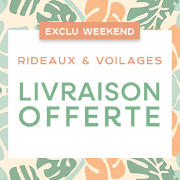 Rideaux et Voilage : Livraison Offerte