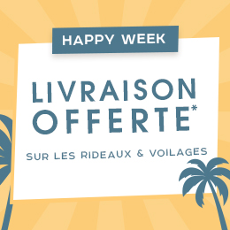 Rideaux et Voilage : Livraison Offerte