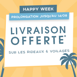 Rideaux et Voilage : Livraison Offerte