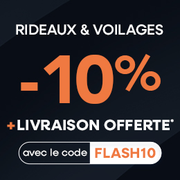 -10% avec le code FLASH10 + Livraison offerte*