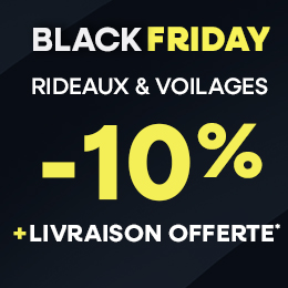 BLACK FRIDAY :  -10% sur les rideaux
